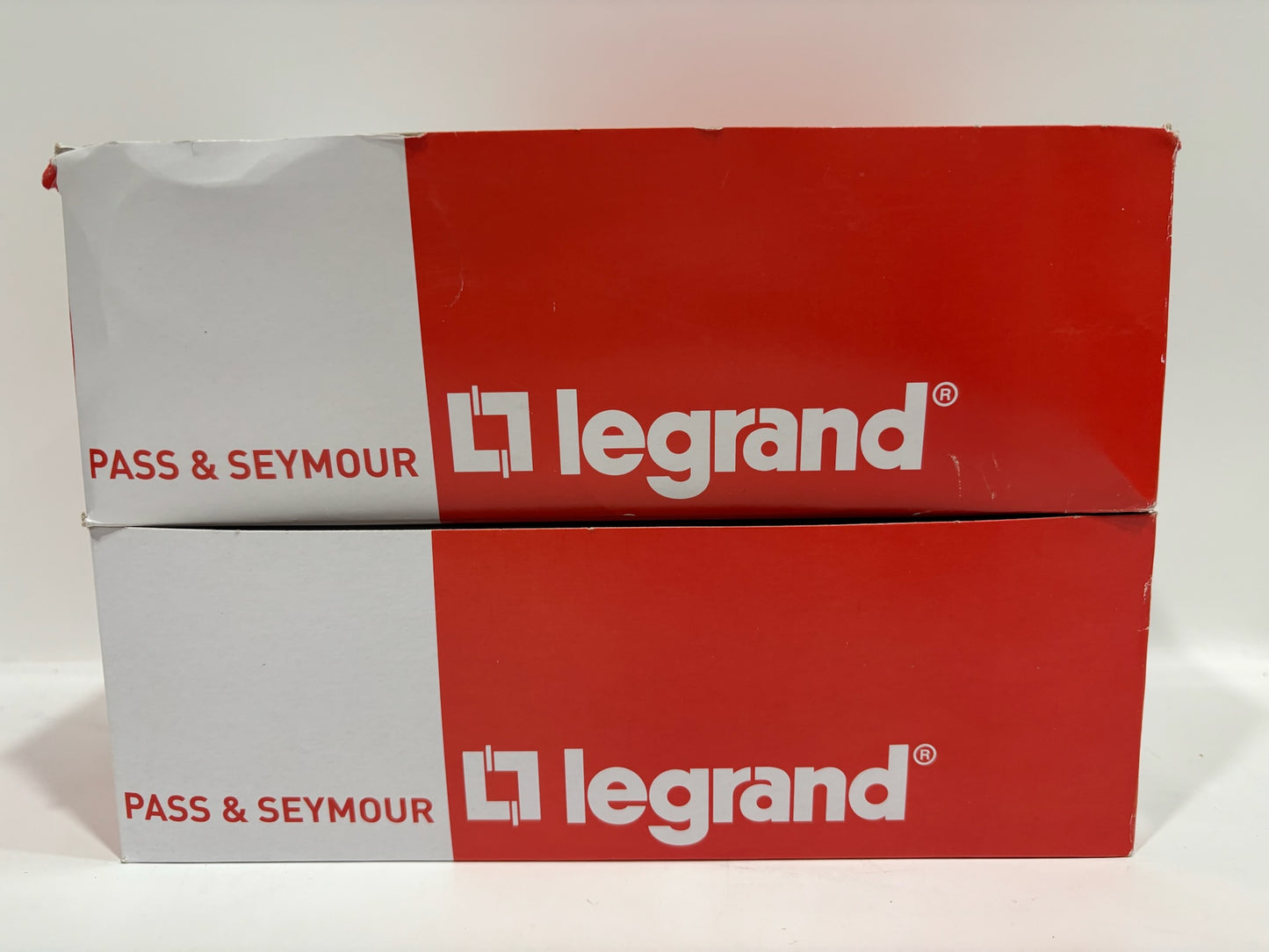 New 50PC Legrand TP8-W 1-Gang Nylon Wall Plate, Duplex Receptacle