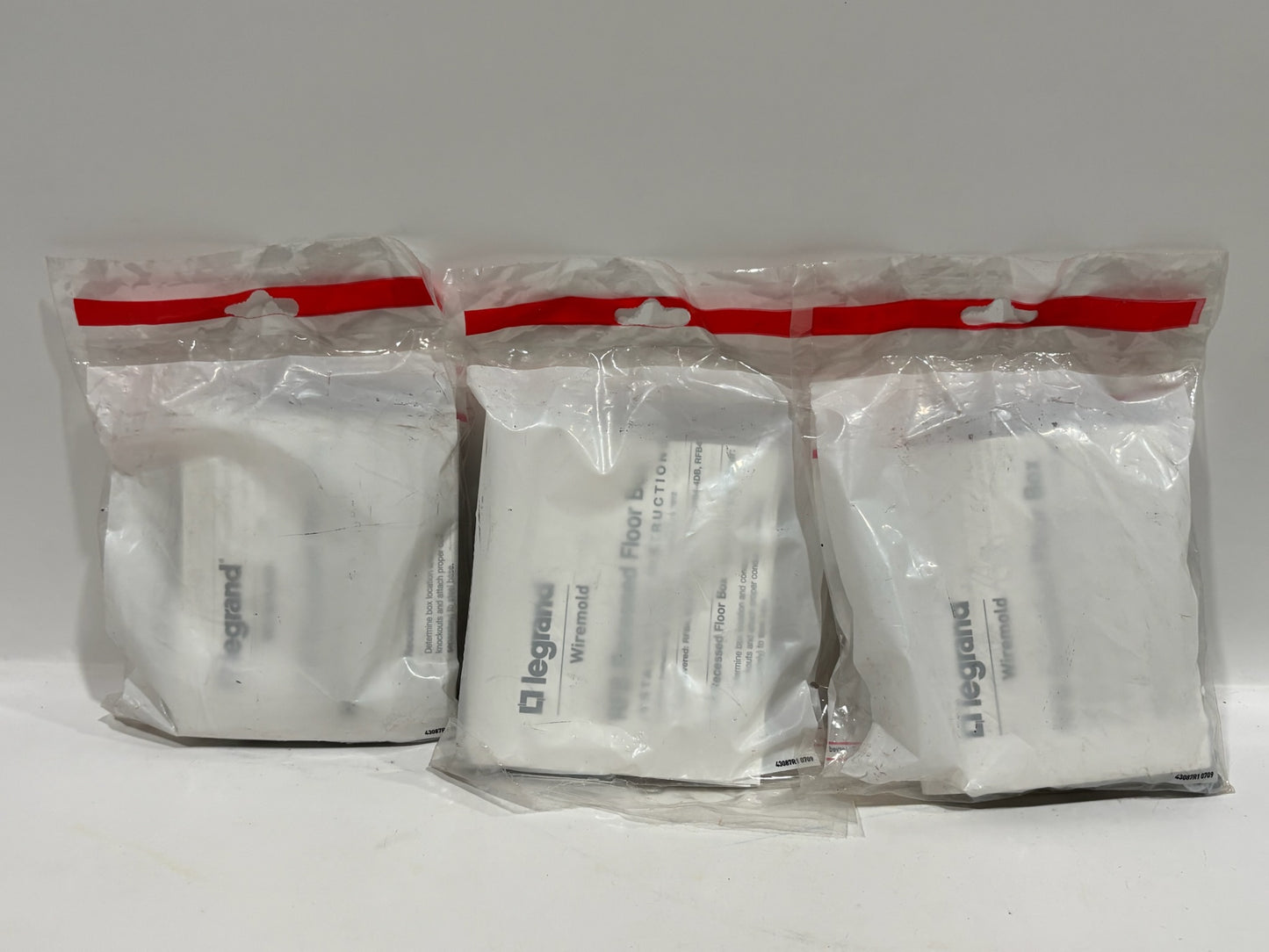 New 3PK Legrand WireMold RFB-2AB-SS Communication Bracket