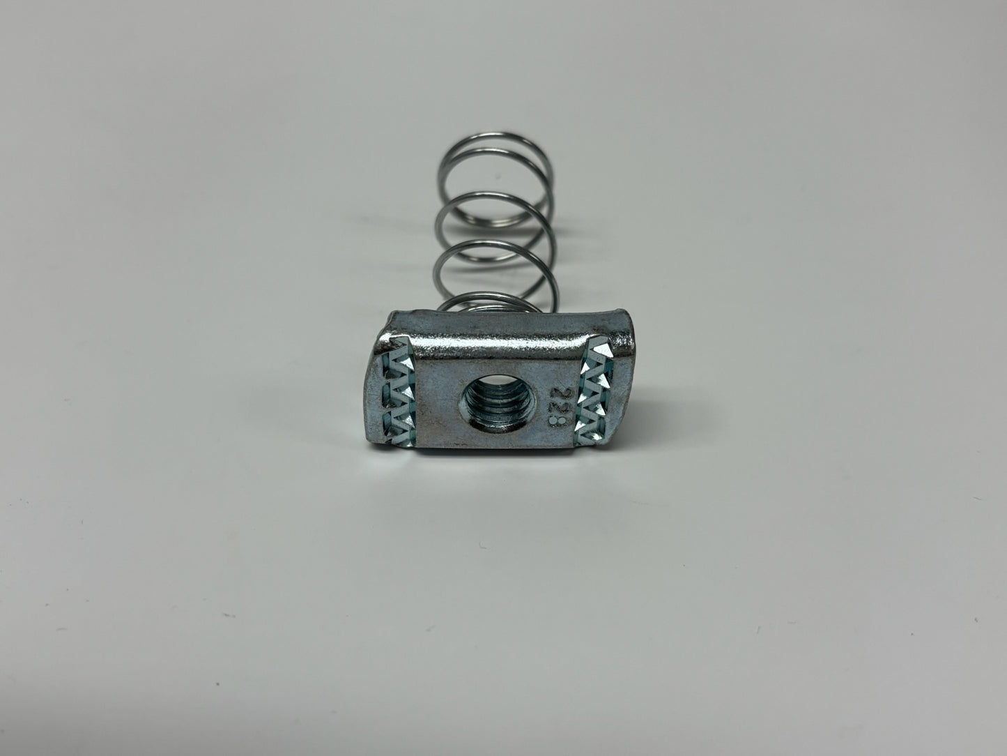 Eaton B-Line N228(3/8)ZN Zinc Plated 3/8-16 Spring Nut for Strut