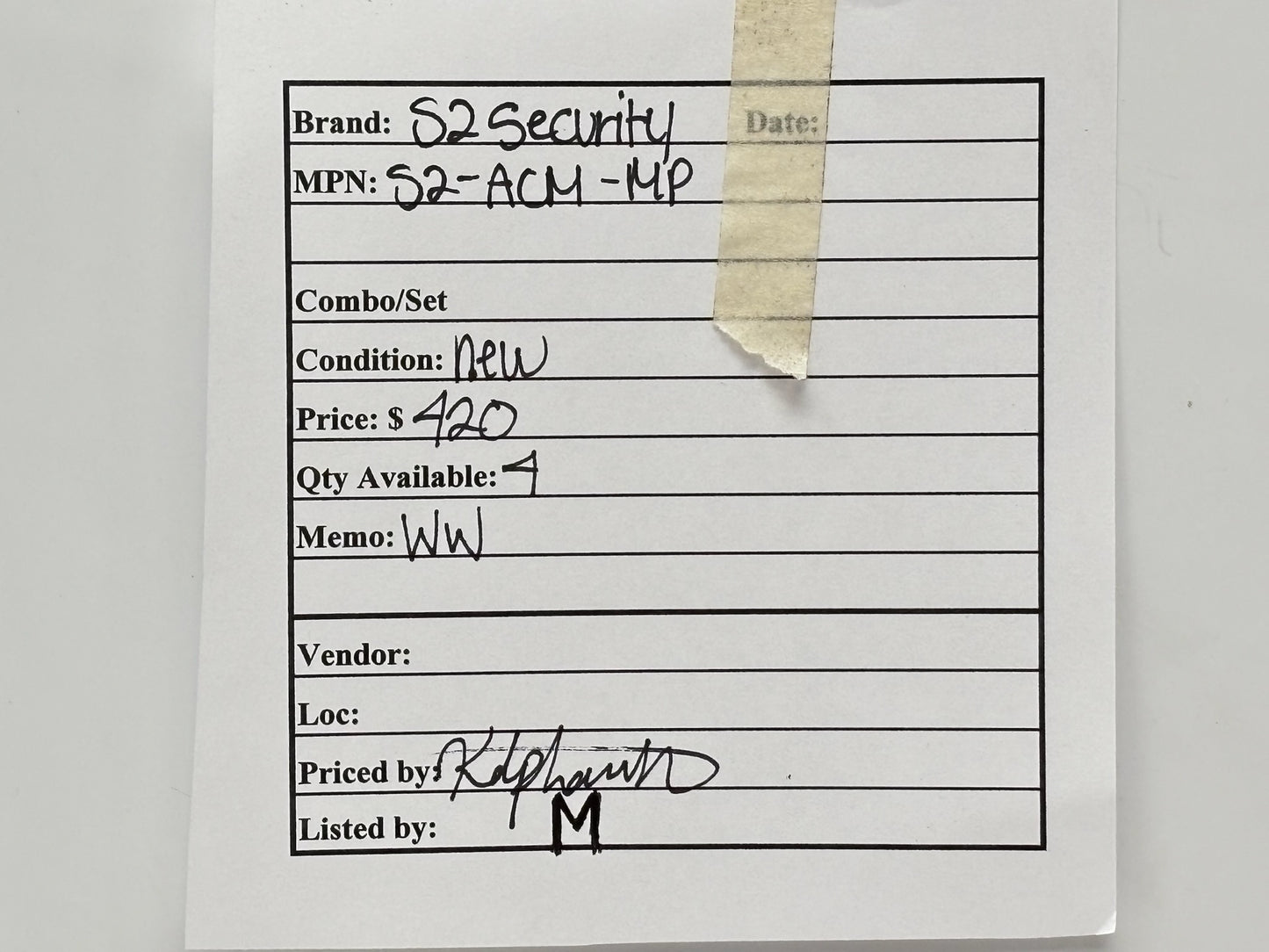 S2‑ACM Access Control Application Blade – 2-Reader, 4 Inputs, 4 Outputs