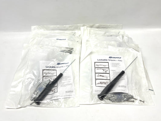 12PK Gripple Lockable Hanger – Heavy-Duty One-Time Cable Termination Clamp