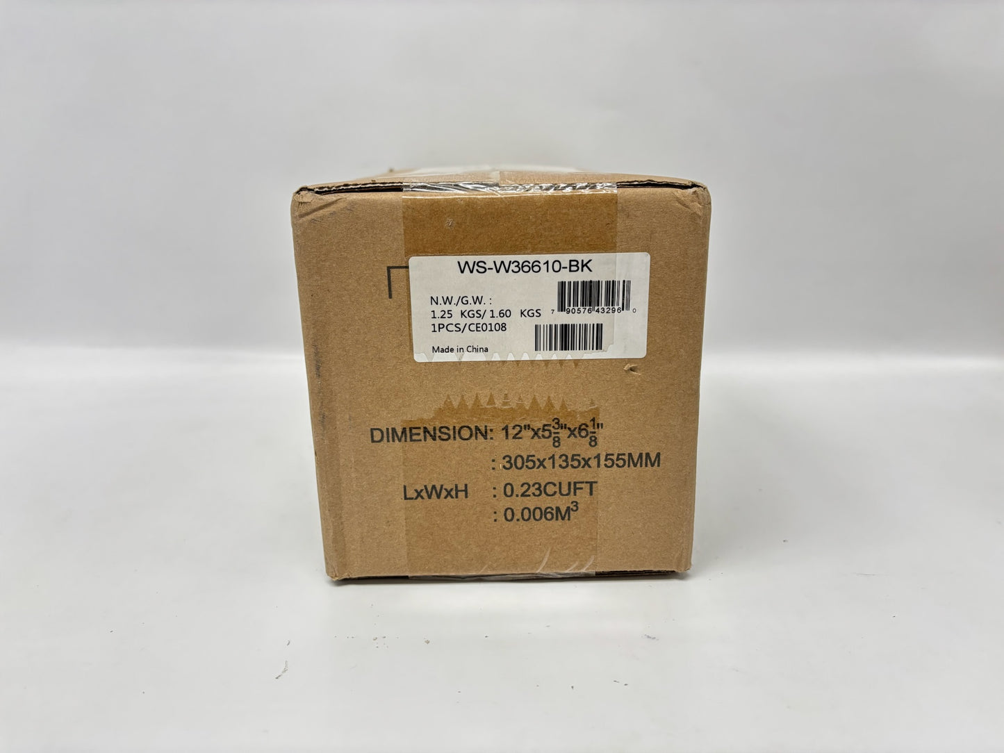 WAC Lighting WS-W36610-BK Caliber 10" Outdoor LED Wall Sconce – Black