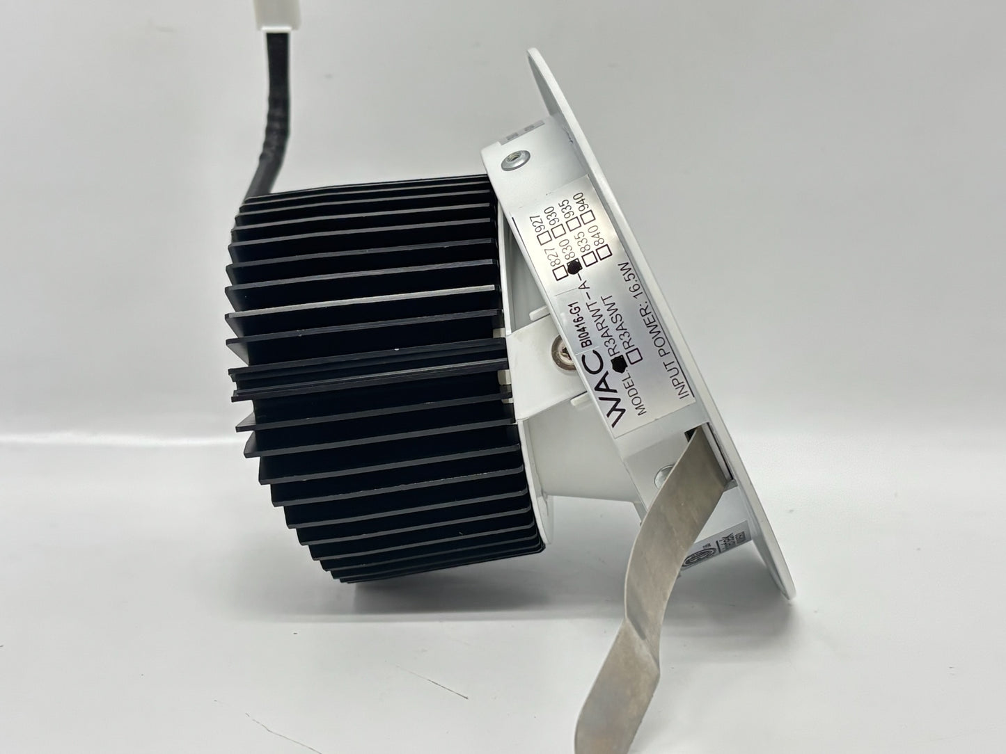 WAC Lighting R3ARWT-A830-WT Aether 3.5" LED Wall Wash Trim – White