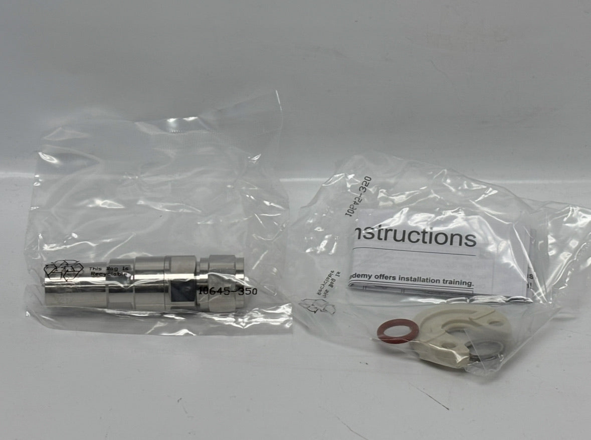 3 Pk Commscope L4TNM-PSA Type N Male Positive Stop RF Connector for 1/2” Cable