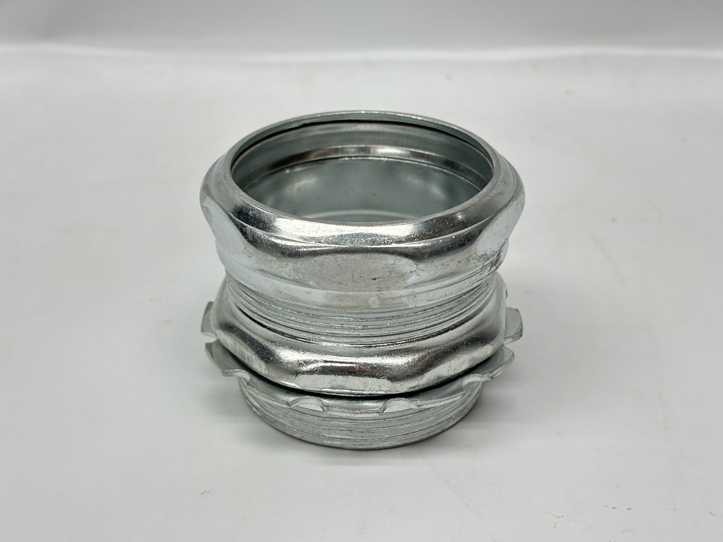 5PK Konkore CC200 Compression Connector – 2" Threadless Rigid, Zinc Plated