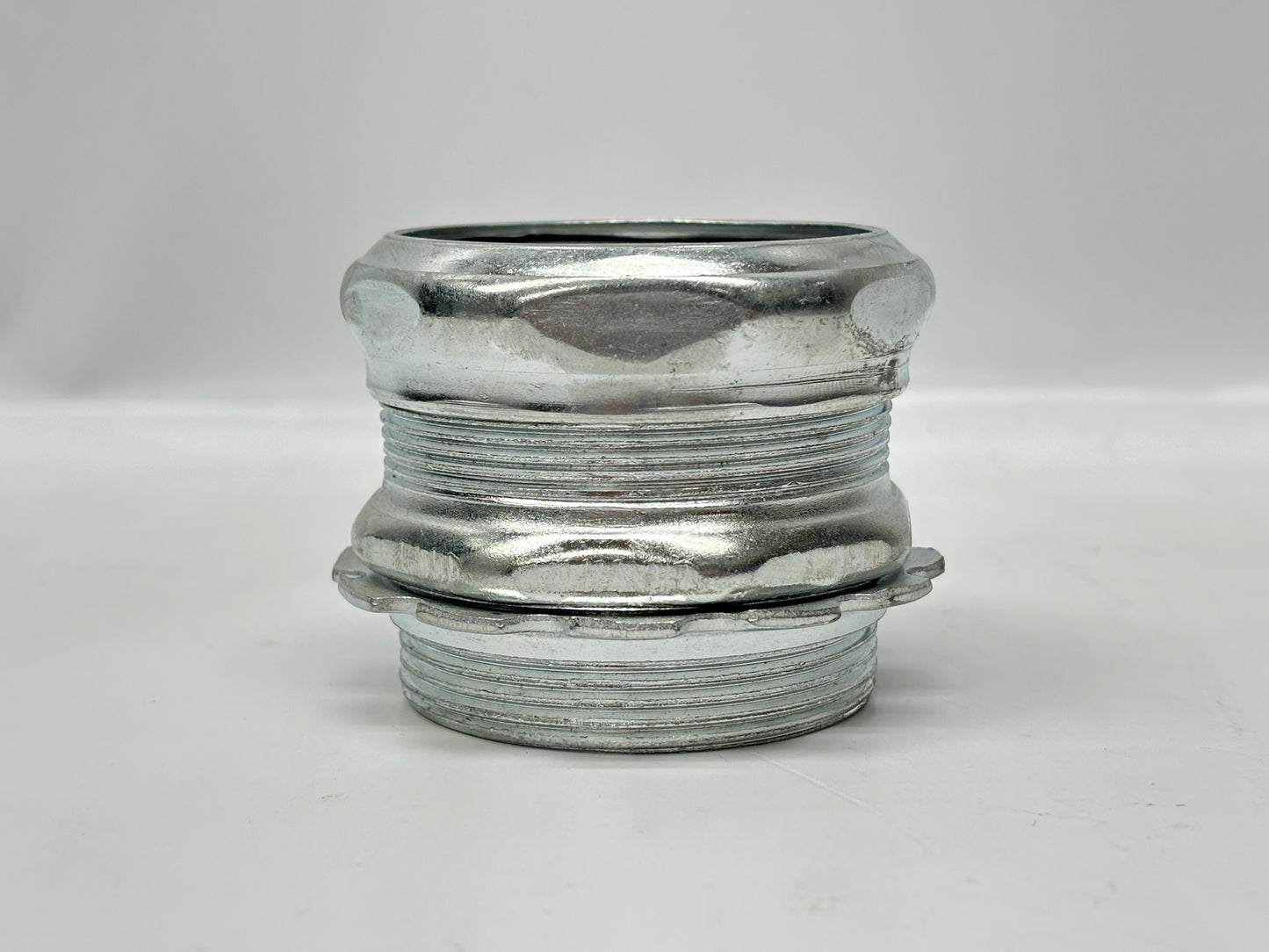 5PK Konkore CC200 Compression Connector – 2" Threadless Rigid, Zinc Plated