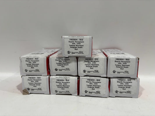 New 9PC Legrand TR8300H-RED Hospital Grade Receptacle 20A-125V