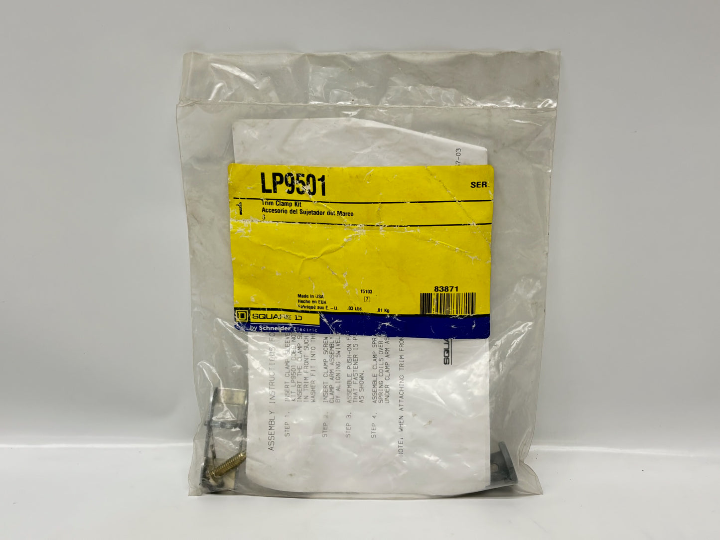 8PK Square D LP9501 Trim Clamp for NQOD Panelboards – 400A/600A