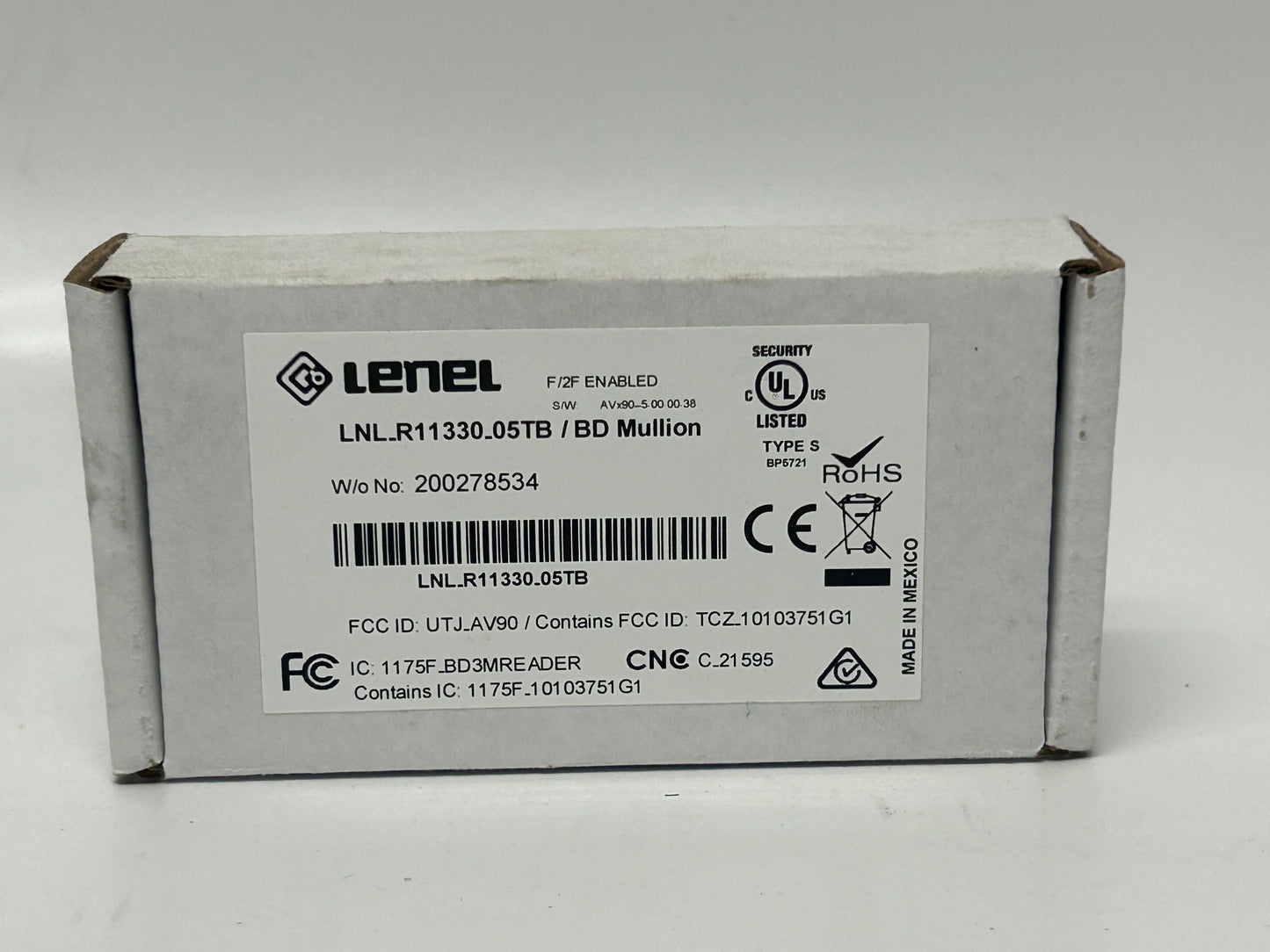 Lenel LNL_R11330_05TB Blue Diamond Multi-Gang Mini-Mullion Card Reader