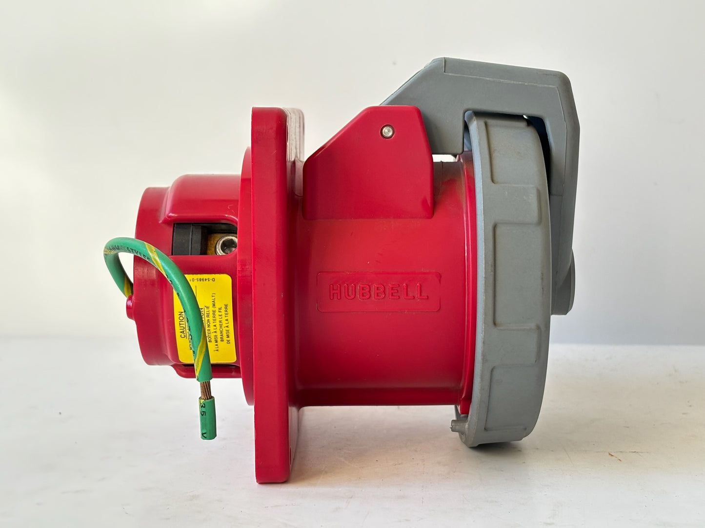 Hubbell HBL460R7W 60 A 480 V 3-Pole/4-Wire IEC Watertight Receptacle