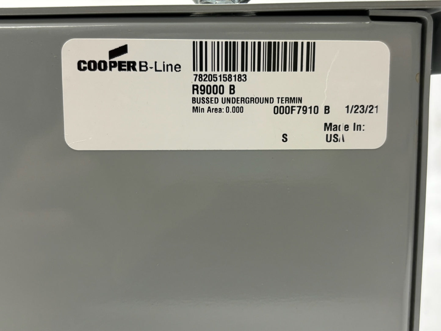 Eaton R9000 B Bussed Underground Terminal 200A NEMA 3R Enclosure