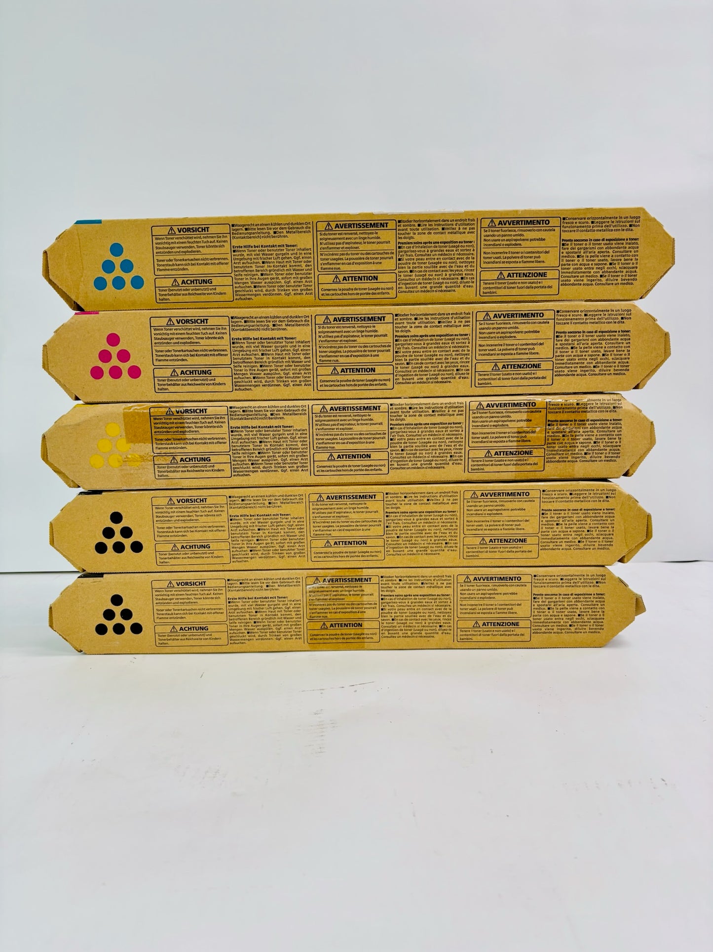 5 Cosmetic Genuine Ricoh IMC400F,C400SRF CMYKK Toner 842370,842371,842372,842373