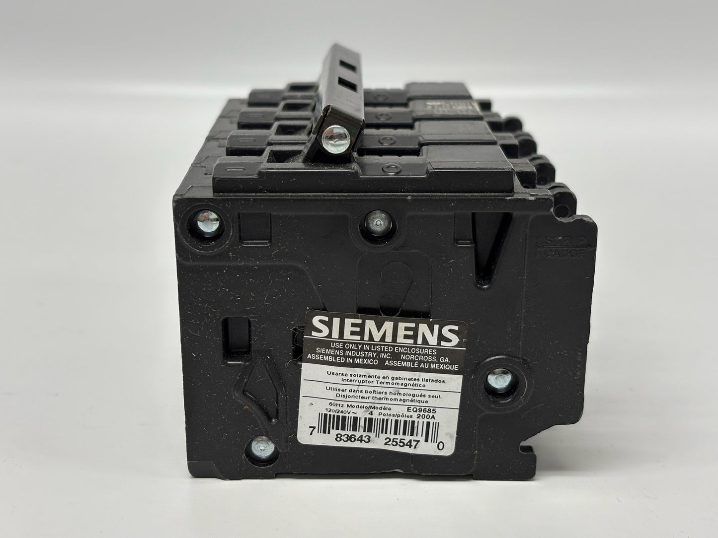 Siemens MBK175 Main Breaker Kit 175A 200A Class Load Centers