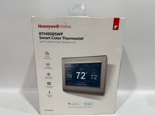 New Open Honeywell RTH9585WF Smart Color Thermostat w/ Color Background