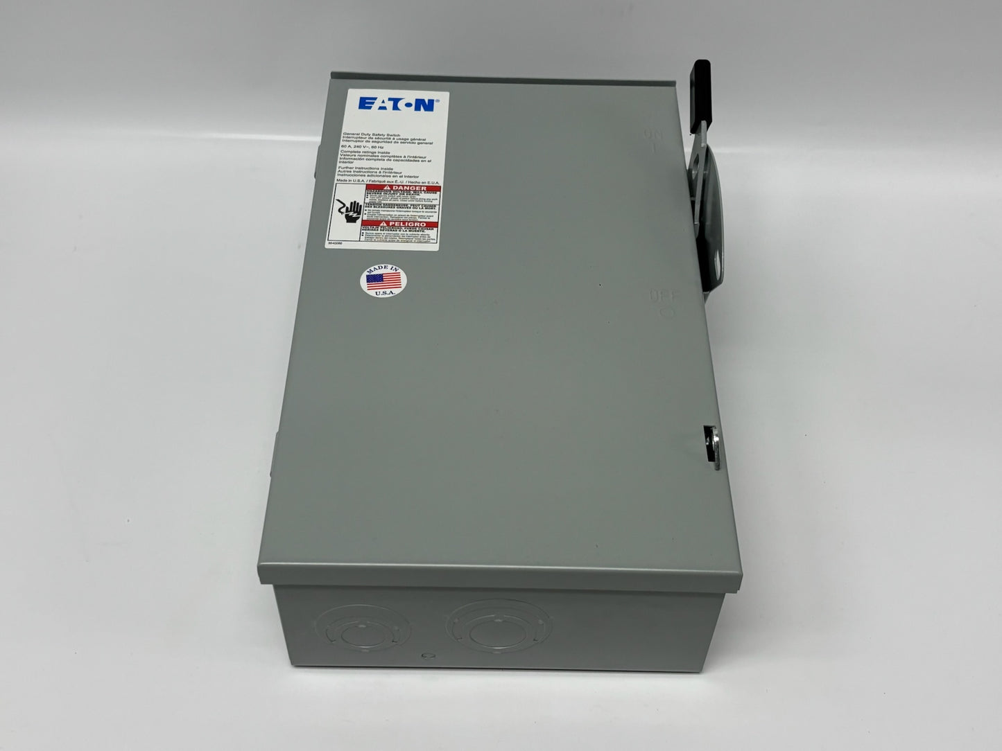 Eaton DG222URB General Duty 60A 240V Non-Fusible Safety Switch NEMA 3R