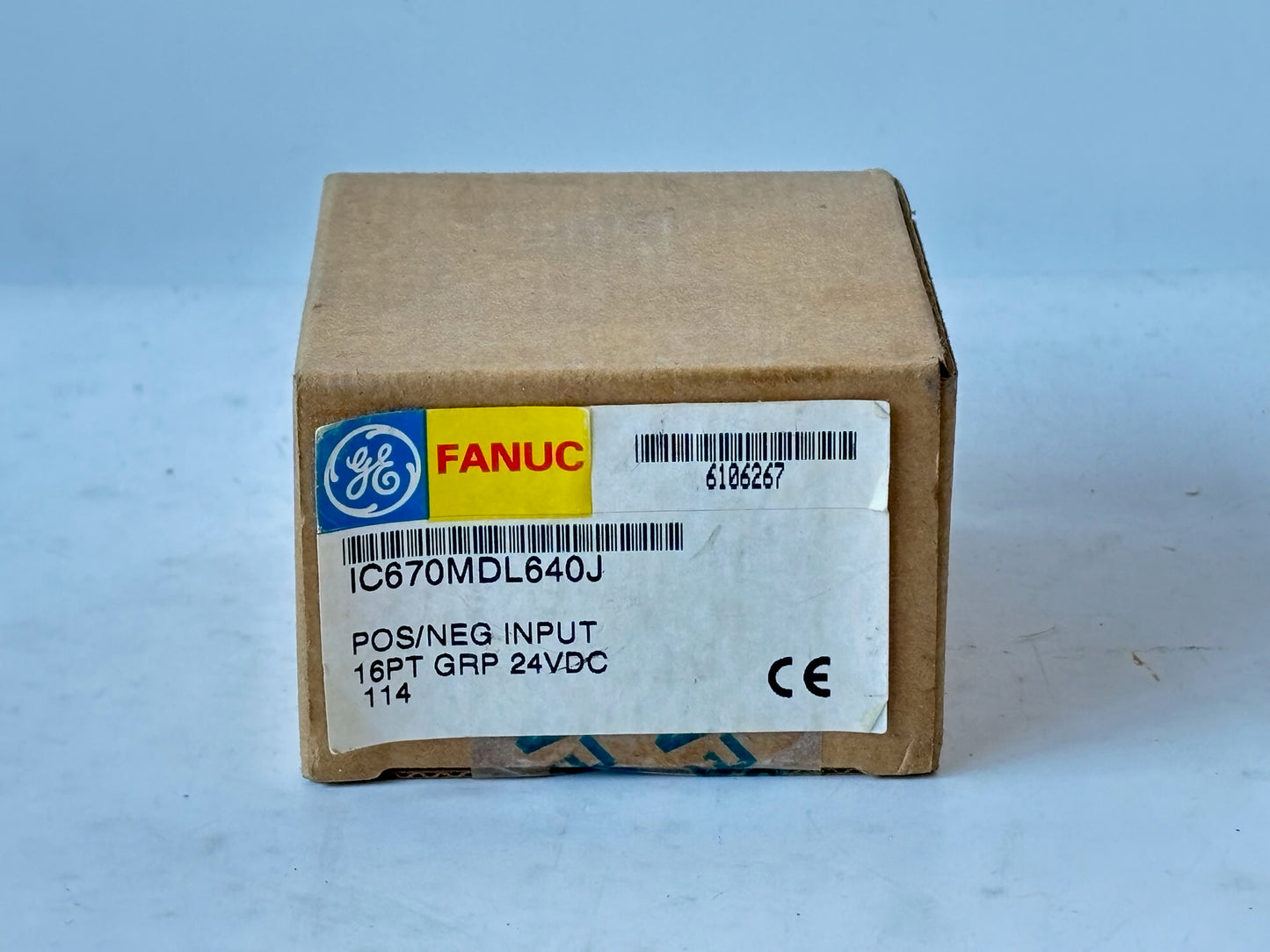 GE Fanuc IC670MDL640J – 24 VDC, 16-Point Positive/Negative Logic Input Module