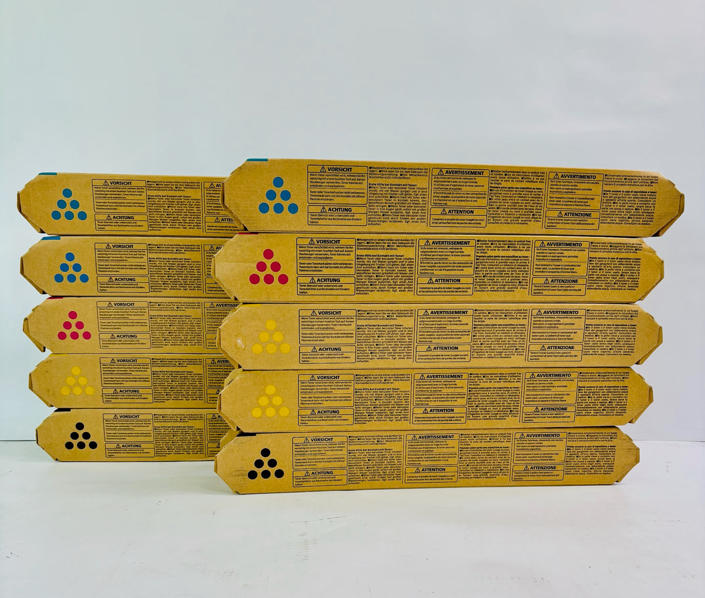 10 Genuine Ricoh IM C300F,C400F CMYK Toner 842378,842379,842380,842381