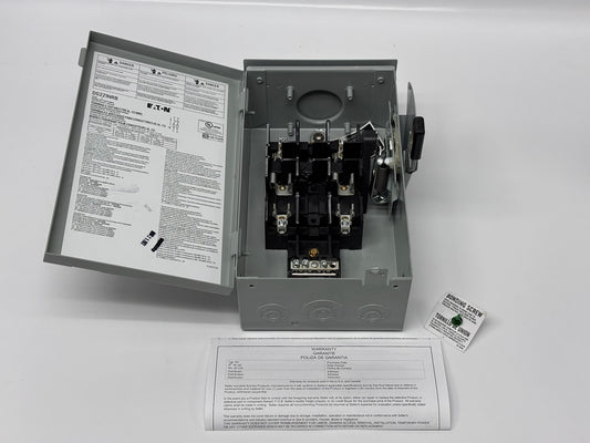 Eaton DG221NRB General Duty Non-Fusible Safety Switch 30A 240V NEMA 3R