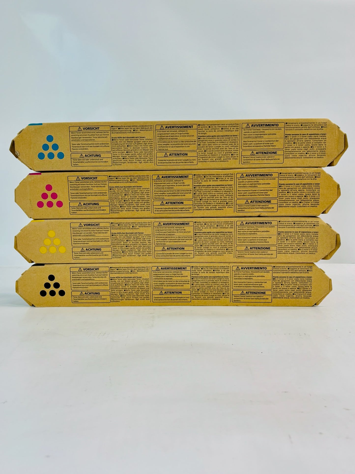 4 Genuine Ricoh IM C400F, C400SRF CMYK Toner 842370,842371,842372,842373