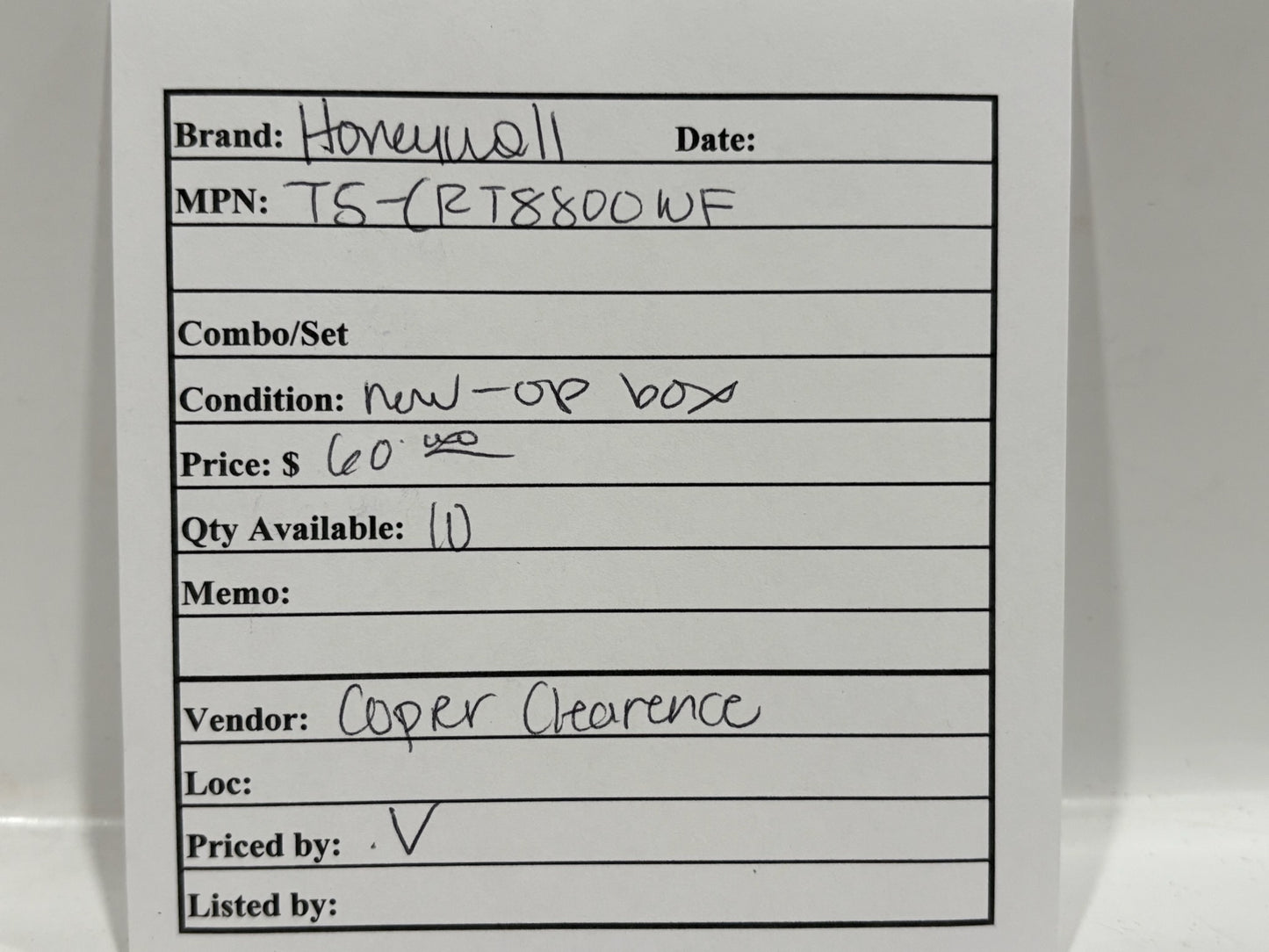 New Open HoneyWell T5 Smart Thermostat with Auto Home/away Mode
