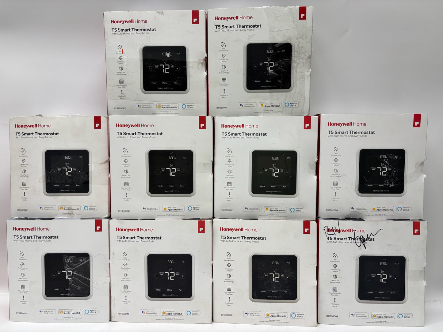 New Open 10PK HoneyWell T5 Smart Thermostat w/ Auto Home & away Mode see