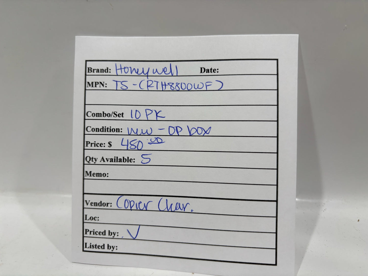 New Open 10PK HoneyWell T5 Smart Thermostat w/ Auto Home & away Mode see