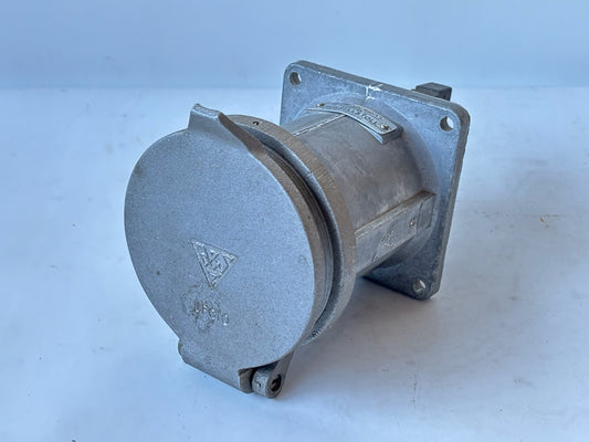 Russellstoll JRFR 1033 FR SAF-T-ARC 100 A 600 V 3-Pole Plug (J-Line, Reversed Contact)