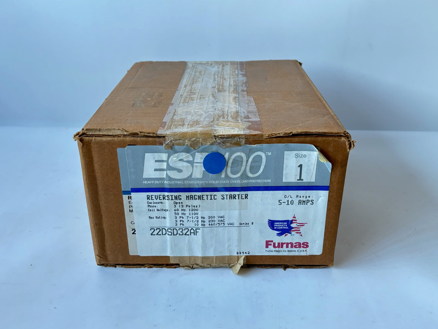 Furnas 220SD32AF Heavy-Duty Magnetic Motor Starter with Overload Protection