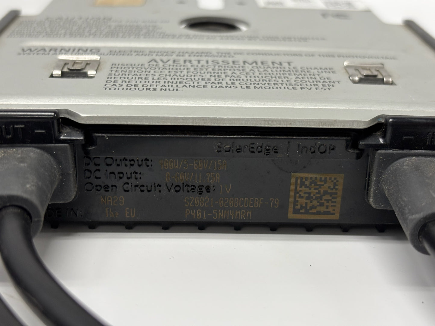 SolarEdge U650 Power Optimizer 650W MC4 Module-Level PV Performance Booster