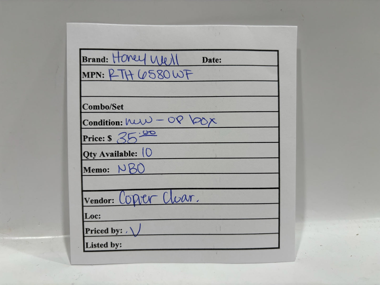 New Open HoneyWell RTH6580WF Smart Thermostat-Control Anywhere