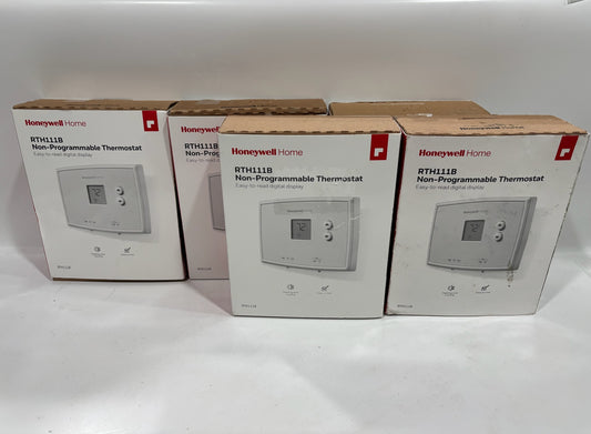 New Open 5PK HoneyWell RTH111B1024 Non-Programmable Thermostat