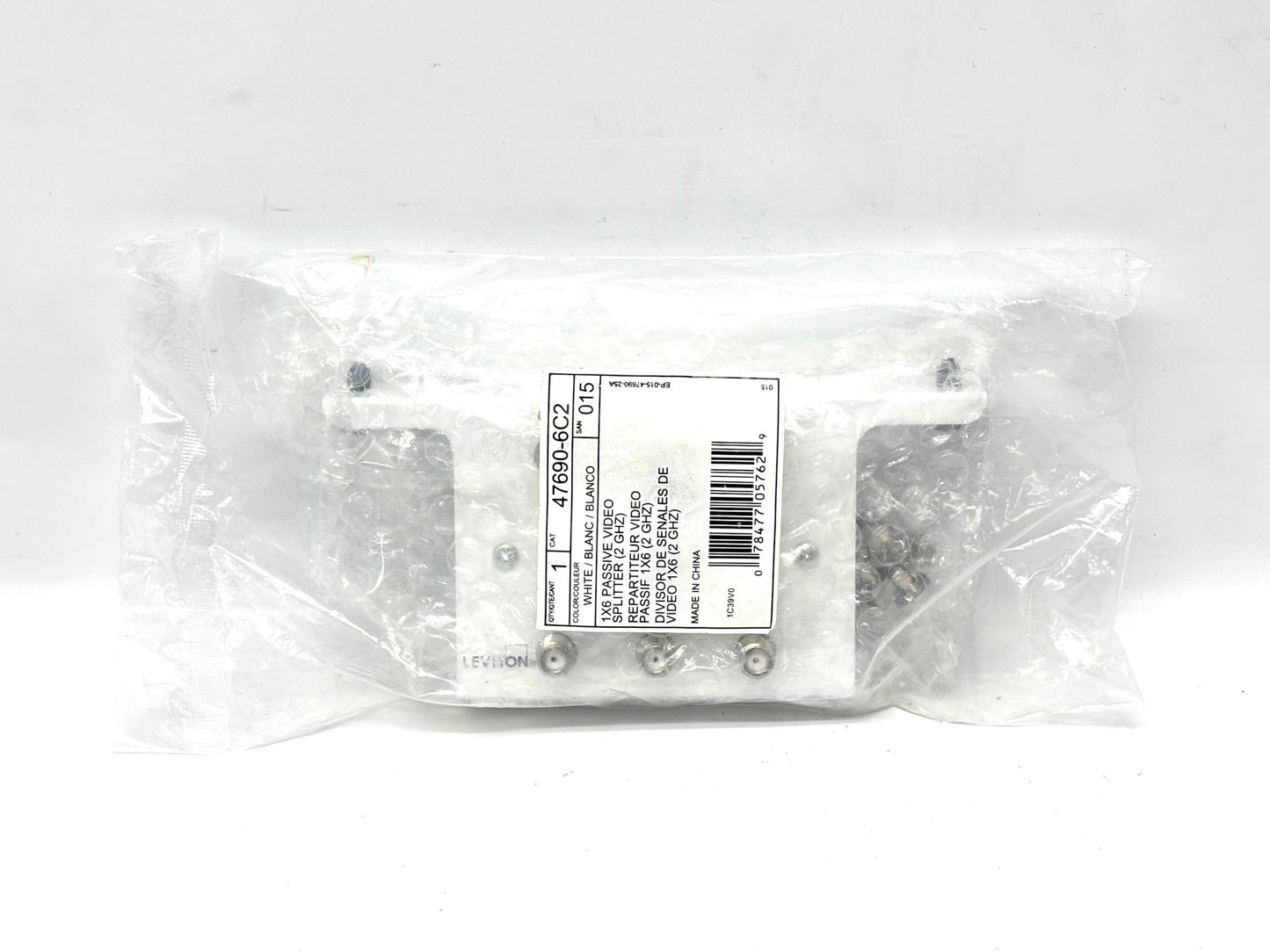 5PK Leviton 47690-6C2 1×6 Passive Video Splitter Module (2.05 GHz)