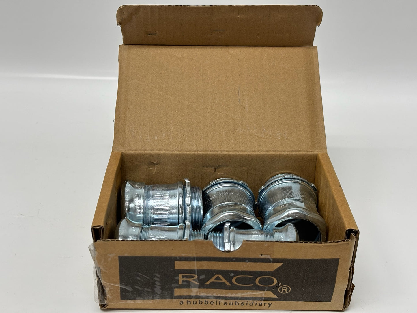 25 Pk Hubbell Raco 2905 1-Inch Rigid/IMC Conduit Locknut Steel Zinc Plate