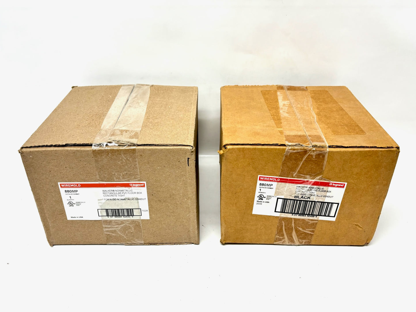 2PK Legrand Wiremold 880MP Non-Metallic Rectangular Floor Box