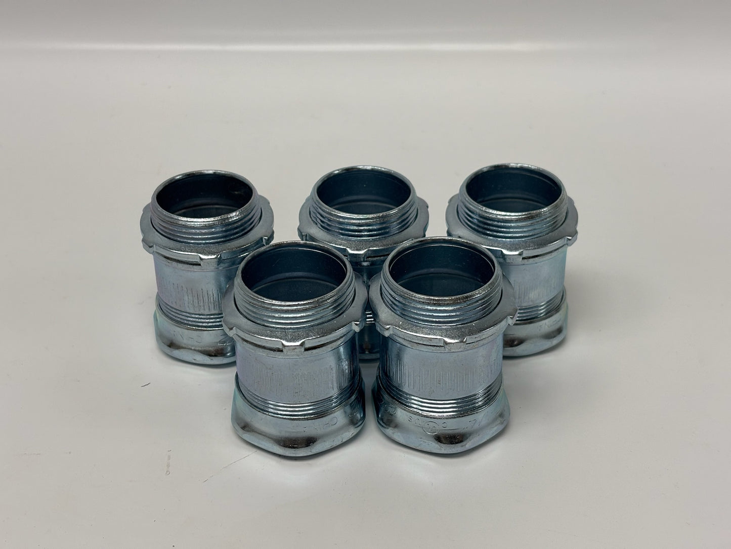 25 Pk Hubbell Raco 2905 1-Inch Rigid/IMC Conduit Locknut Steel Zinc Plate