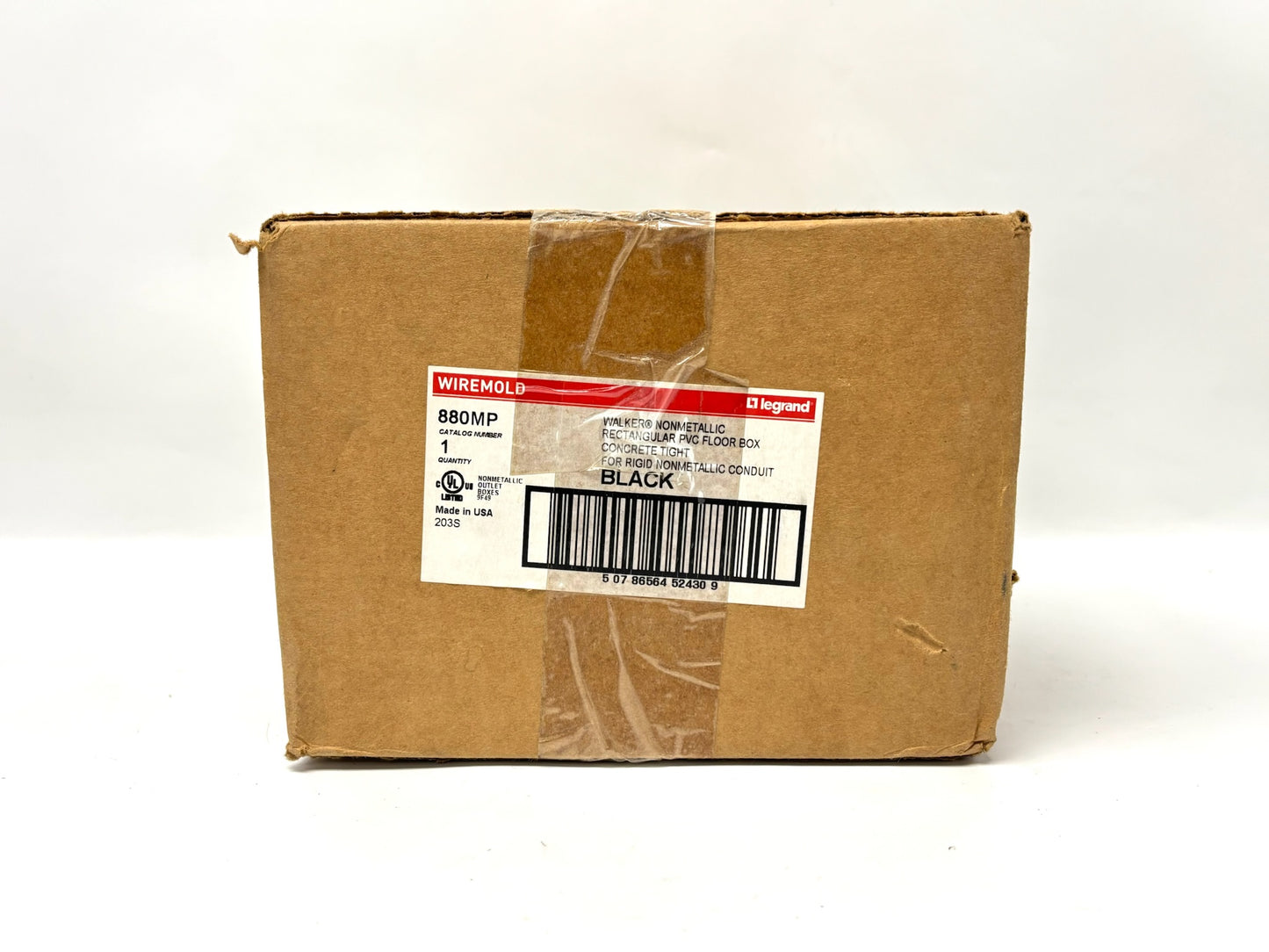 2PK Legrand Wiremold 880MP Non-Metallic Rectangular Floor Box