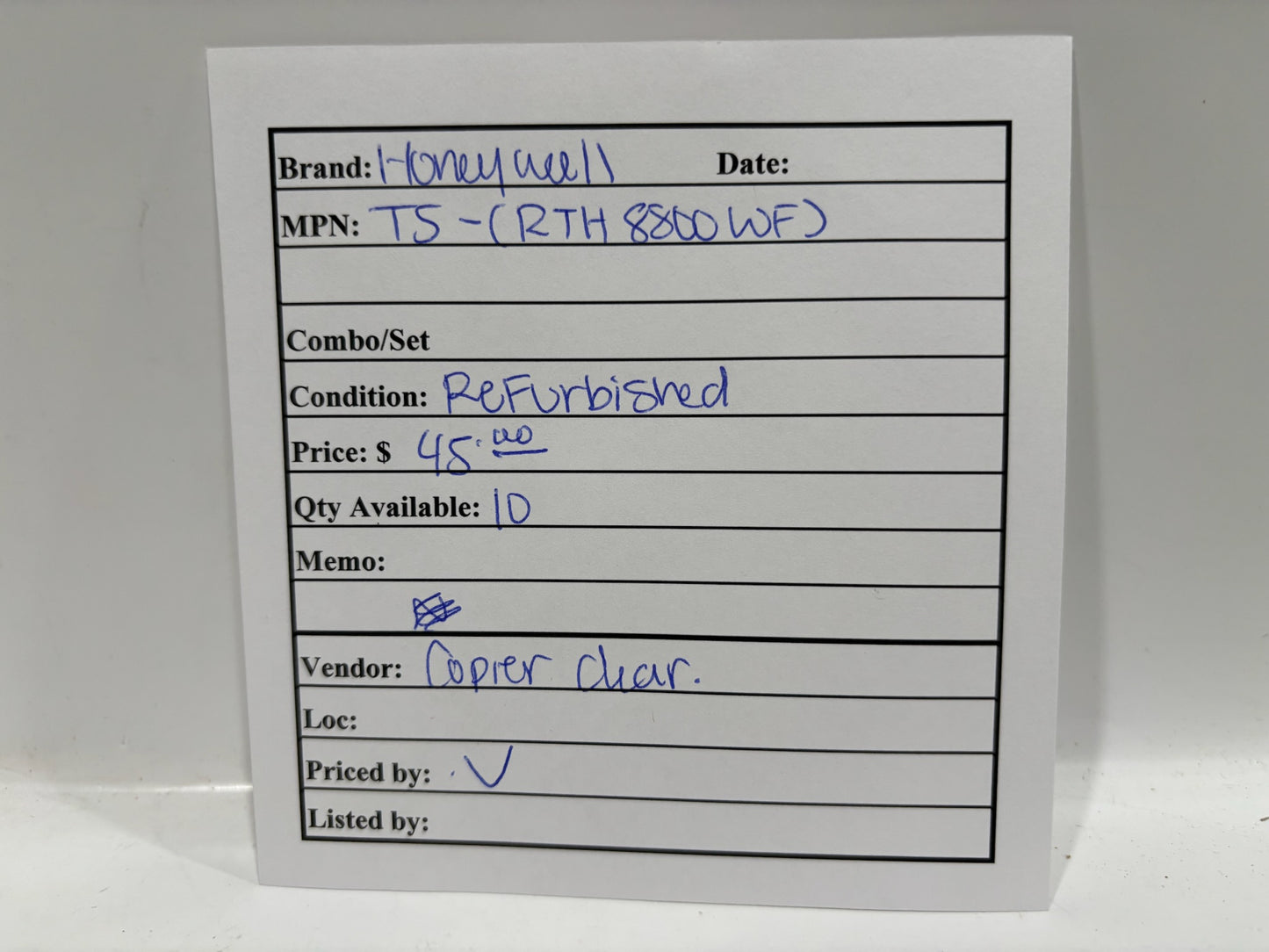 Refurbished HoneyWell T5 Smart Thermostat w/ Home & away Mode