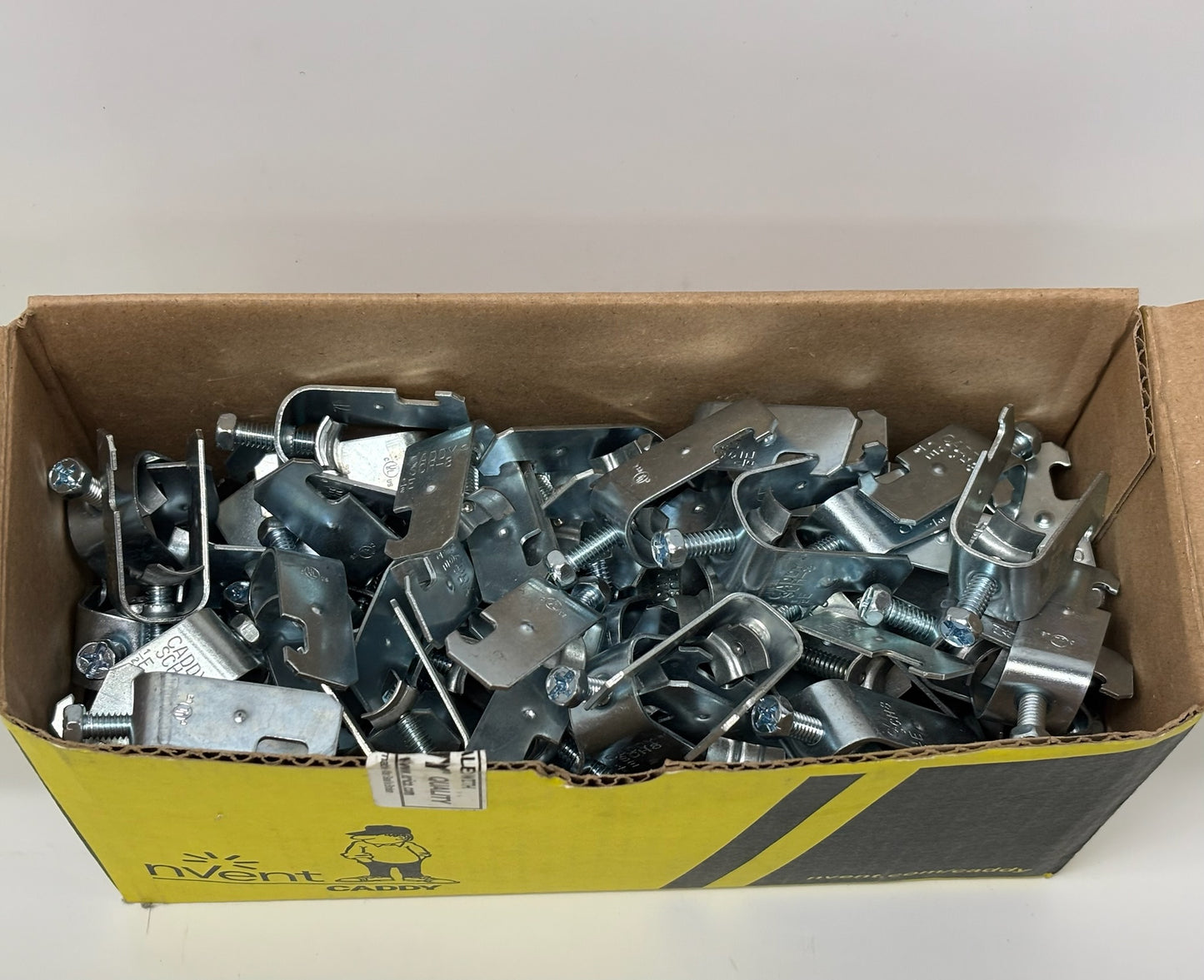 125 Pk nVent Caddy SCH8B 1/2″ EMT to Strut Channel Clamp for Conduit Support
