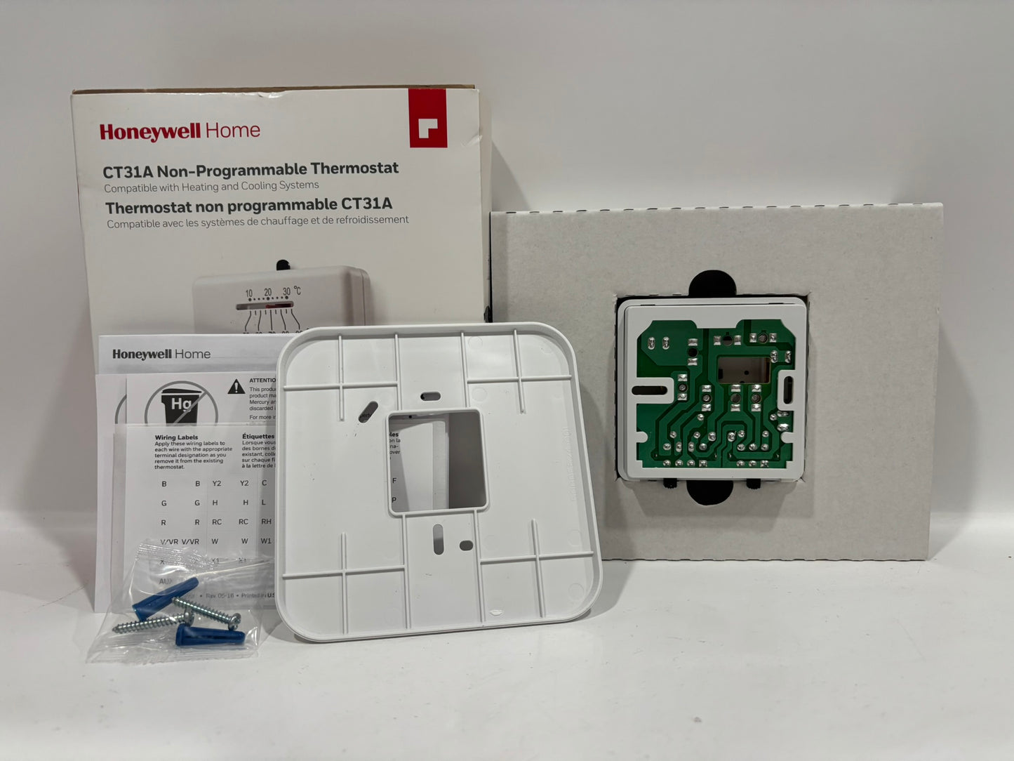 New Open 10PK HoneyWell CT31A Non-Programmable thermostat