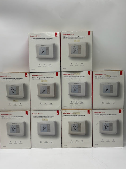 New Open 10PK Honeywell T2 Non-Programmable Thermostat