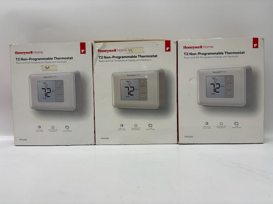 New Open 3PK Honeywell T2 Non-Programmable Thermostat