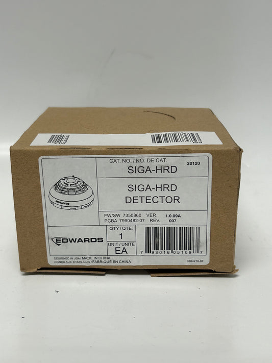 Edwards SIGA-HRD (20120) Intelligent Fixed-Temperature and Rate-of-Rise Heat Detector