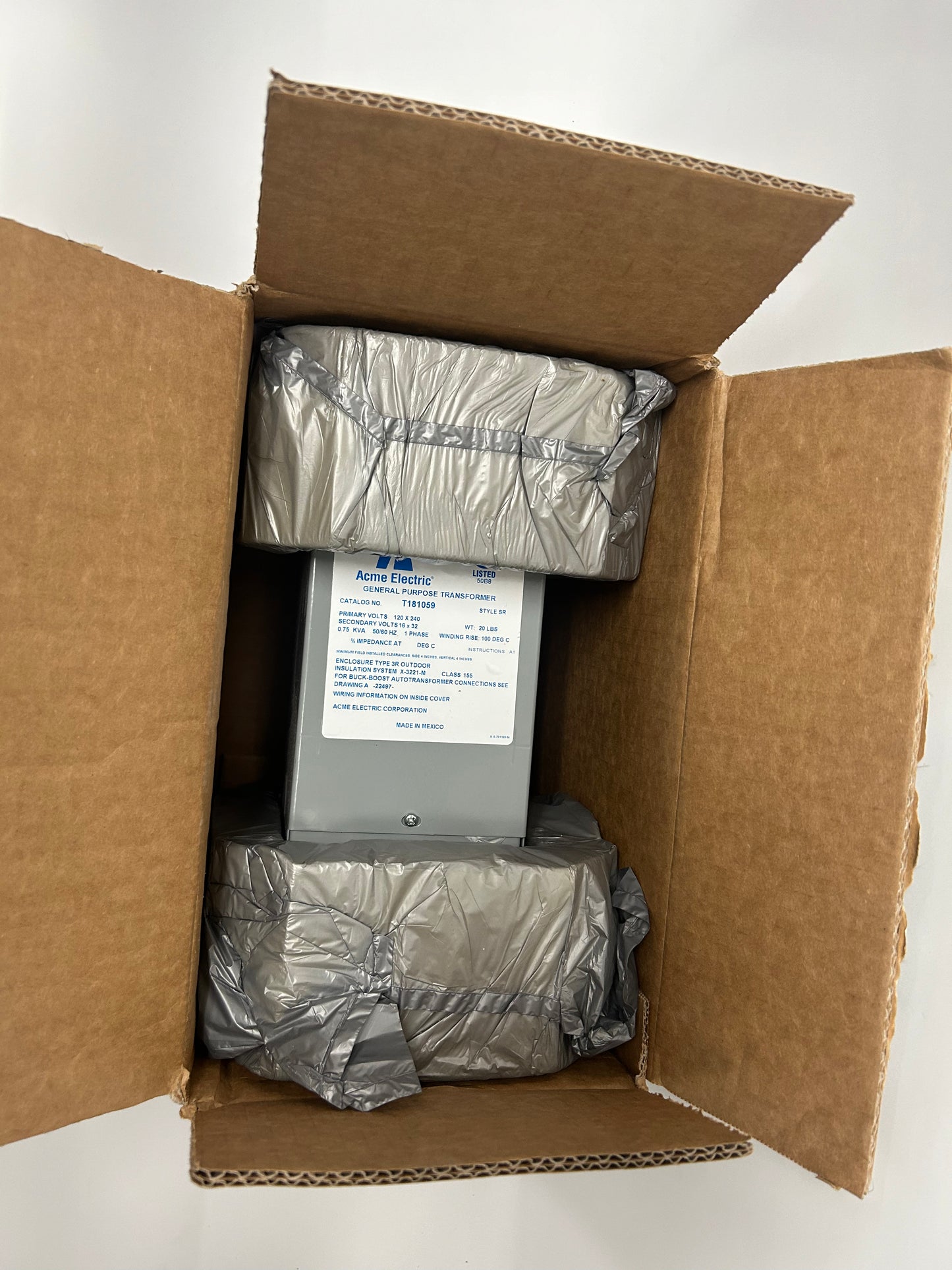 Acme Electric T181059 General Purpose Transformer 120x240 Volts Nema 3R 16/32V