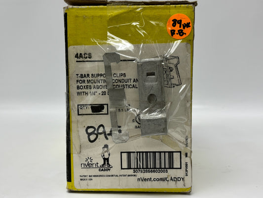 89 Pk nVent Caddy 4ACS T-Grid Conduit/Box Support Clip with 1/4″ Threaded Hole