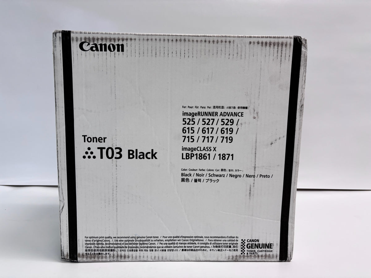 Genuine Canon iR ADVANCE 525iF II,525iF III Black Toners T03 (2725C001)