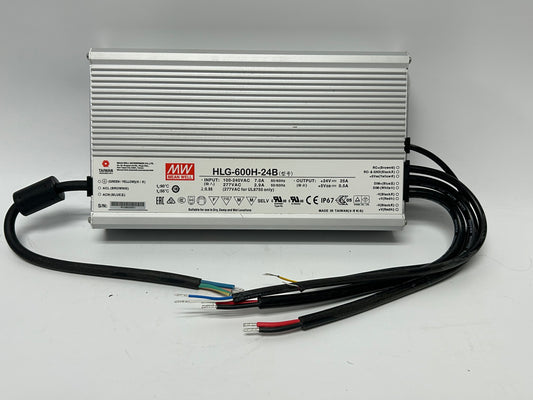 MEAN WELL HLG-600H-24B Power Supply Input 100-240VAC Output +24v