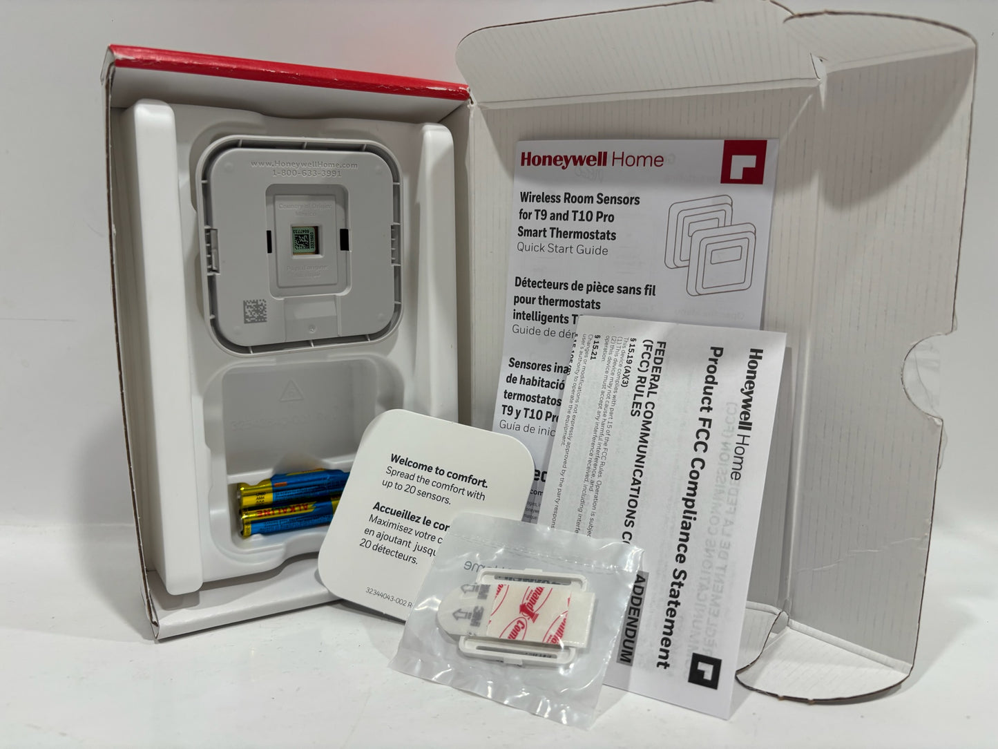 New Open 2PK HoneyWell RCHTSENSOR, T9 & T10 Smart Sensor
