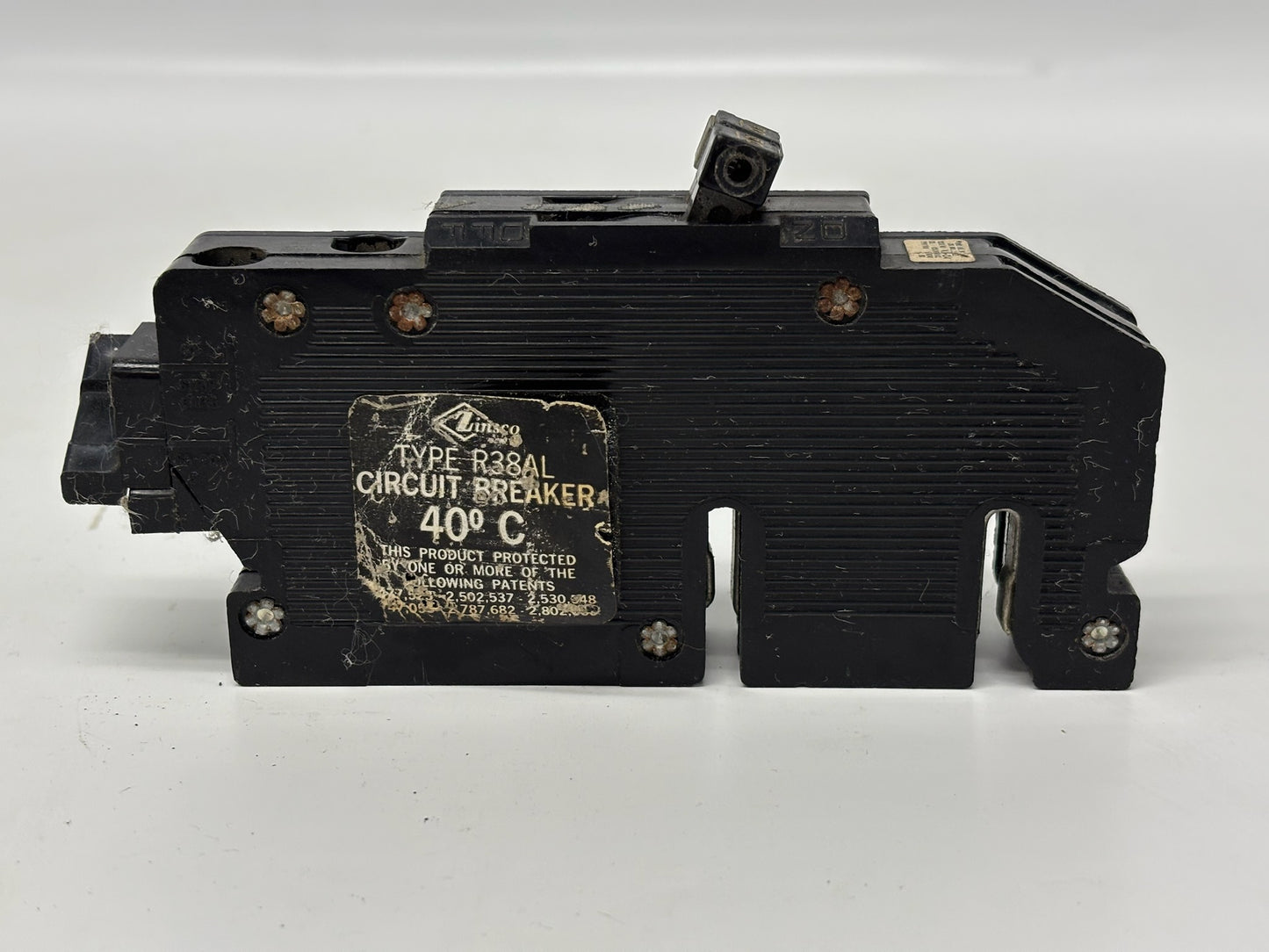 3 Pk Zinsco/Sylvania R38AL 50 Amp 2-Pole 120/240 V Circuit Breaker for Panels