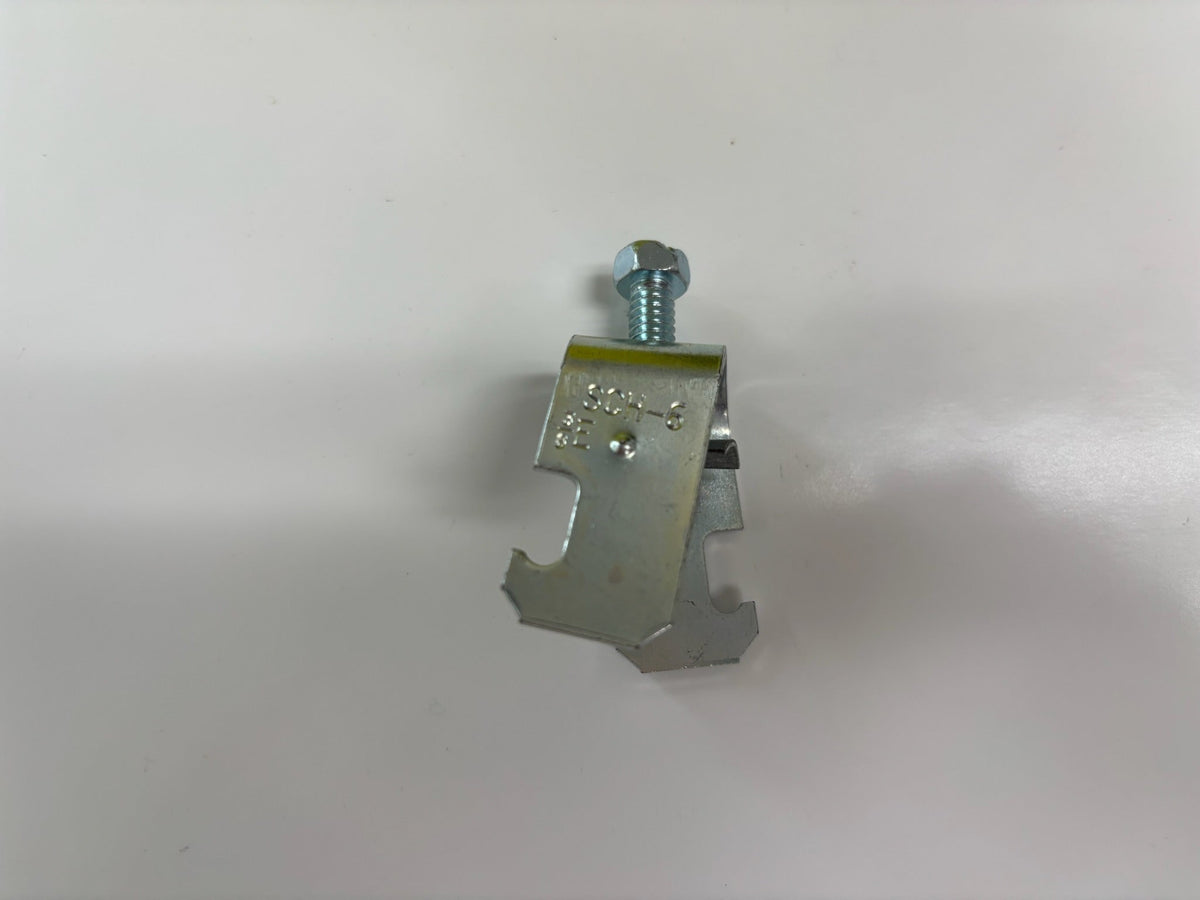 46PK nVent Caddy SCH6B Booted Strut Clamp for 3/8" EMT or Cable, Zinc (No Box)
