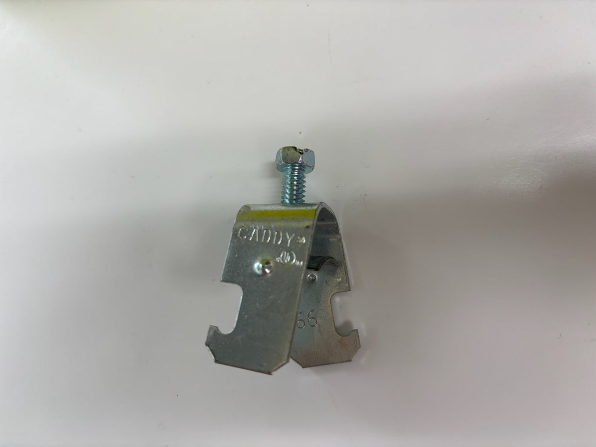 46PK nVent Caddy SCH6B Booted Strut Clamp for 3/8" EMT or Cable, Zinc (No Box)